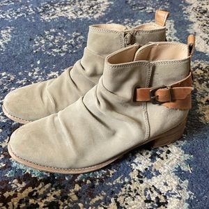 DIBA true, shade booties with leather accents